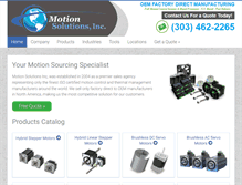 Tablet Screenshot of motionsolutions.us